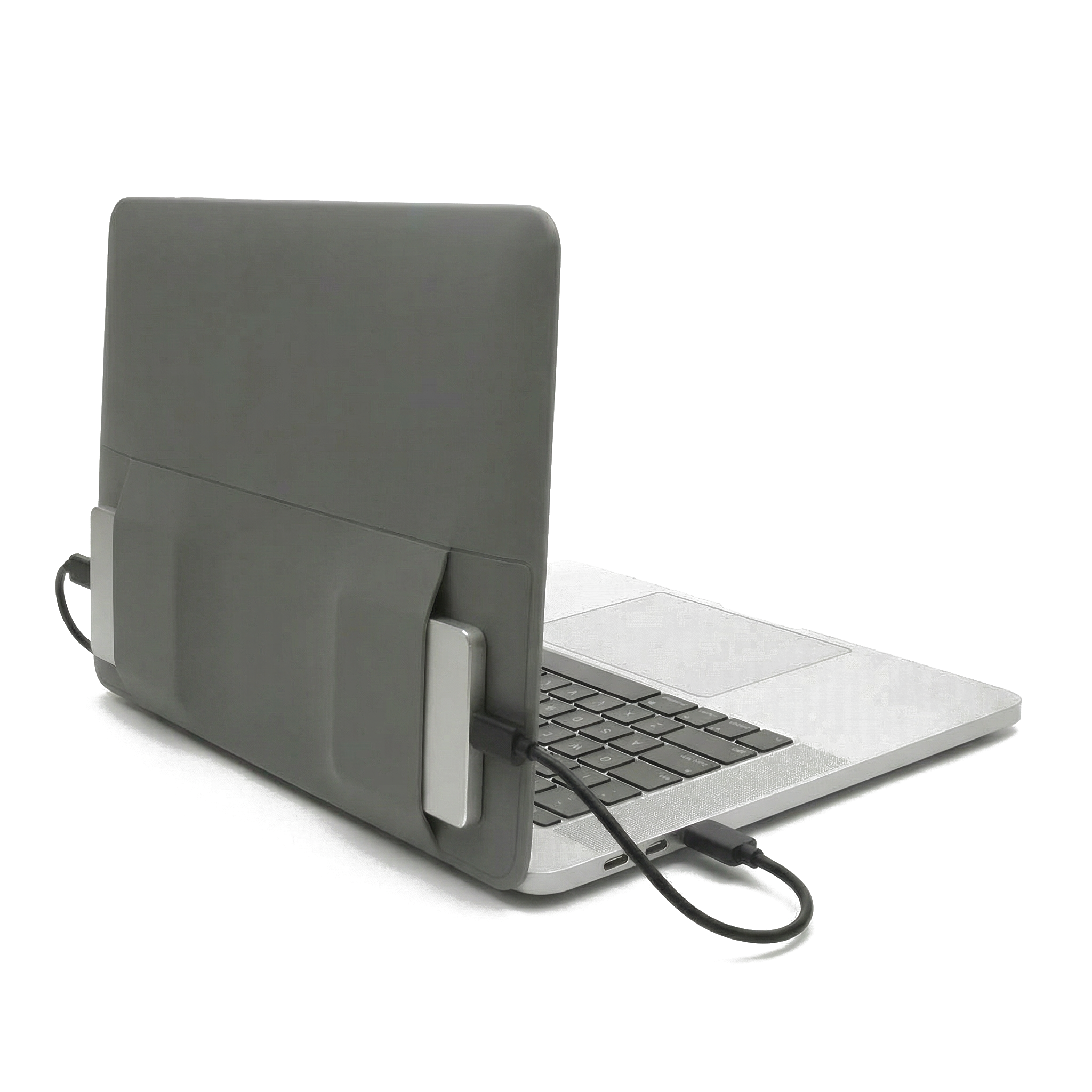 Basalt Slab - MacBook Pro case with built-in storage